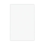 Loose White Memo Sheets, 4 x 6, Unruled, Plain White, 500/Pack