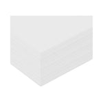 Loose White Memo Sheets, 4 x 6, Unruled, Plain White, 500/Pack