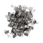 Binder Clips, Medium, Silver, 72/Pack