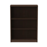 Alera Valencia Series Bookcase, Three-Shelf, 31.75w x 14d x 39.38h, Espresso