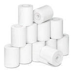 Direct Thermal Printing Thermal Paper Rolls, 2.25" x 80 ft, White, 12/Pack