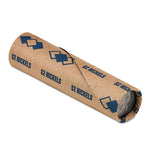 Preformed Tubular Coin Wrappers, Nickels, $2, 1,000 Wrappers/Box