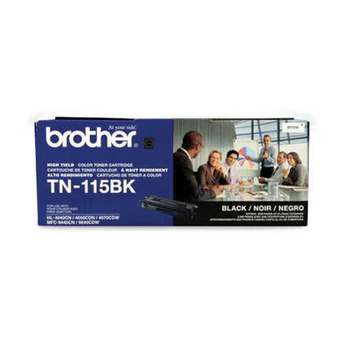 TN115BK High-Yield Toner, 5,000 Page-Yield, Black