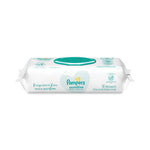 Sensitive Baby Wipes, 1-Ply, 6.8 x 7, Unscented, White, 56/Pack