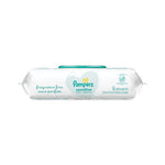 Sensitive Baby Wipes, 1-Ply, 6.8 x 7, Unscented, White, 56/Pack