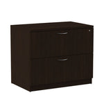 Alera Valencia Series Lateral File, 2 Legal/Letter-Size File Drawers, Espresso, 34" x 22.75" x 29.5"