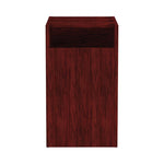 Alera Valencia Series Full Pedestal File, Left or Right, 2 Legal/Letter-Size File Drawers, Mahogany, 15.63" x 20.5" x 28.5"