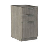 Alera Valencia Series Full Pedestal File, Left/Right, 3-Drawers: Box/Box/File, Legal/Letter, Gray, 15.63" x 20.5" x 28.5"