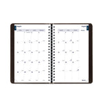 Academic Daily/Monthly Planner, 8 x 5, Black Cover, 12-Month (Aug to July): 2023 to 2024