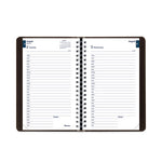 Academic Daily/Monthly Planner, 8 x 5, Black Cover, 12-Month (Aug to July): 2023 to 2024