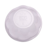 Renewable and Compostable Containers, 18 oz, 5.5" Diameter x 2.3"h, Clear, Plastic, 150/Carton