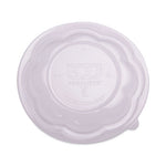 Renewable and Compostable Containers, 18 oz, 5.5" Diameter x 2.3"h, Clear, Plastic, 150/Carton