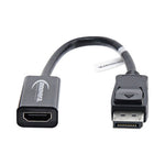 DisplayPort-HDMI Adapter, 0.65 ft, Black