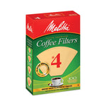 Melitta Coffee Filters, #4, 8 to 12 Cup Size, Cone Style, 100 Filters/Pack, 3/Pack, Ships in 1-3 Business Days