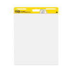 Vertical-Orientation Self-Stick Easel Pad Value Pack, Unruled, 25 x 30, White, 30 Sheets, 6/Carton