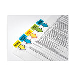 Arrow Message 1" Page Flags, "Initial Here", Blue, 50 Flags Dispensers/2 Dispensers/Pack