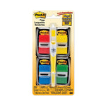 Page Flag Value Pack, Assorted, 200 1" Flags + Highlighter with 50 0.5" Flags