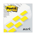 Standard Page Flags in Dispenser, Yellow, 50 Flags/Dispenser, 2 Dispensers/Pack