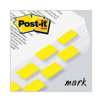 Standard Page Flags in Dispenser, Yellow, 50 Flags/Dispenser, 2 Dispensers/Pack