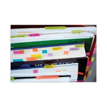 Page Flag Value Pack, 0.5 x 1.75, Assorted Colors, 280 Page Flags, 48, 1/2" Arrows/Pack