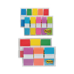 0.5" and 1" Page Flag Value Pack, Nine Assorted Colors, 320/Pack