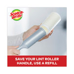 Lint Roller, Heavy-Duty Handle, 60 Sheets Roller, 2/Pack