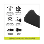 Mouse Wrist Cushion, 5.75 x 3.75, Black