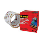 Book Tape, 3" Core, 4" x 15 yds, Clear