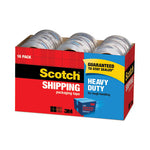 3850 Heavy-Duty Packaging Tape Cinet Pack, 3" Core, 1.88" x 54.6 yds, Clear, 18/Pack