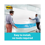 Dry Erase Surface with Adhesive Backing, 36 x 24, White Surface