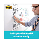 Dry Erase Surface with Adhesive Backing, 36 x 24, White Surface