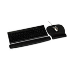 Antimicrobial Foam Keyboard Wrist Rest, 18 x 2.75, Black