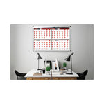 Interchangeable Magnetic Board Accessories, Months of Year, Black/White, 2" x 1", 12 Pieces