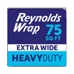 Heavy Duty Aluminum Foil Roll, 18" x 75 ft, Silver