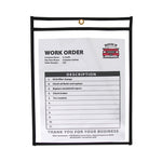 Shop Ticket Holders, Stitched, Both Sides Clear, 75 Sheets, 9 x 12, 25/Box