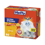 Ultra Strong Scented Tall White Kitchen Bags, 13 gal, 0.9 mil, 23.75" x 24.88", White, 80 Bags/Box, 3 Boxes/Carton