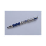 F-301 Ballpoint Pen, Retractable, Fine 0.7 mm, Blue Ink, Stainless Steel/Blue Barrel