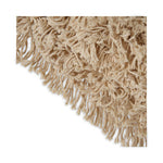 Industrial Dust Mop Head, Hygrade Cotton, 24w x 5d, White