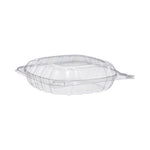 ClearSeal Hinged-Lid Plastic Containers, Sandwich Container, 13.8 oz, 5.4 x 5.3 x 2.6, Clear, Plastic, 500/Carton