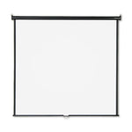 Wall or Ceiling Projection Screen, 70 x 70, White Matte Finish