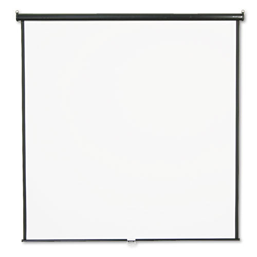 Wall or Ceiling Projection Screen, 84 x 84, White Matte Finish