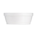 Foam Container, Squat, 8 oz, 4.63" Diameter x 1.13"h, White, 500/Carton