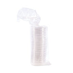 PresentaBowls Clear Dome Lids, 5.4 Diameter x 1.1 h, Plastic, 504/Carton