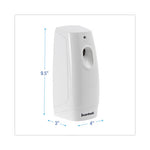 Classic Metered Air Freshener Dispenser, 4" x 3" x 9.5", White