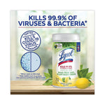 Disinfecting Wipes II Fresh Citrus, 1-Ply, 7 x 7.25, White, 70 Wipes/Canister, 6 Canisters/Carton