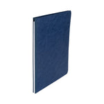 Pressboard Report Cover with Tyvek Reinforced Hinge, Two-Piece Prong Fastener, 3" Capacity, 8.5 x 11, Dark Blue/Dark Blue