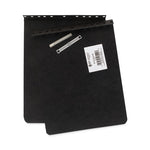 PRESSTEX Report Cover with Tyvek Reinforced Hinge, Top Bound, Two-Piece Prong Fastener, 2" Capacity, 8.5 x 11, Black/Black