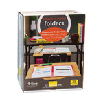 Classroom Connector Folders, 11 x 8.5, Yellow, 25/Box