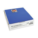 Two-Pocket Heavyweight Poly Portfolio Folder, 11 x 8.5, Blue, 25/Box