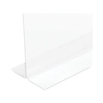 Classic Image Double-Sided Sign Holder, 8.5 x 11 Insert, Clear